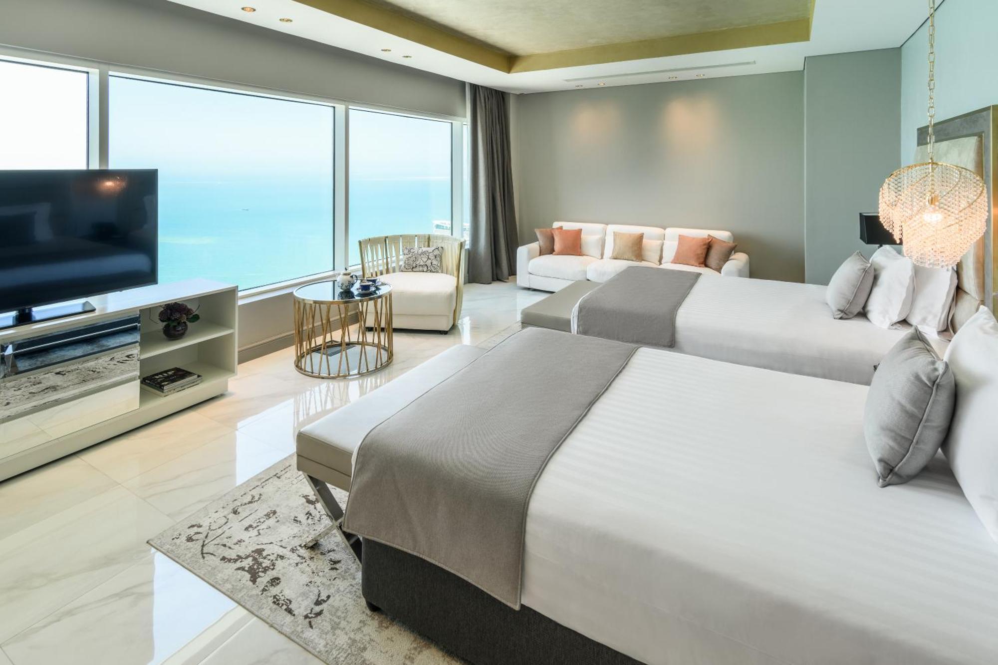 Centara West Bay Hotel & Residences 多哈 外观 照片 Deluxe Ocean View Room